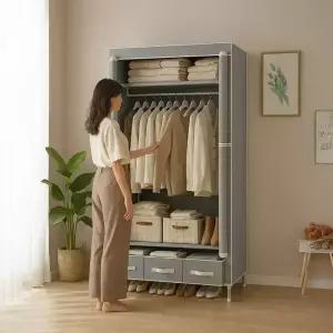  [베스트 옷장 모음전] 조립식 비키니옷장 이동식 행거 원룸 옷장 큐브옷장 리빙박스 수납함 이불 보관함 고정식 틈새 폴행거 옷수납 모듈 베란다 바지정리 모자 플라스틱 거치대