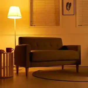 에보니아 티아라 2인용 쇼파 패브릭 인조가죽 / 생활방수 2인 소파 자취방 원룸