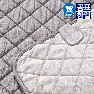 1인용 싱글 전기 장판 침대용 매트 전자파없는 전기요 (진그레이)