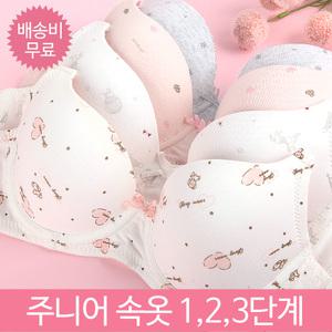 주니어브라 속옷 1단계 2단계 3단계 단계별 브라 팬티