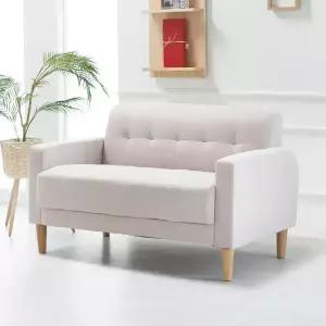 에보니아 루비 2인용 쇼파 패브릭 인조가죽