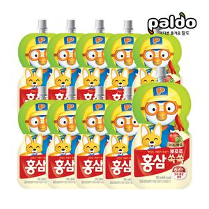 팔도 뽀로로 홍삼쏙쏙 사과매실 100ml 10개