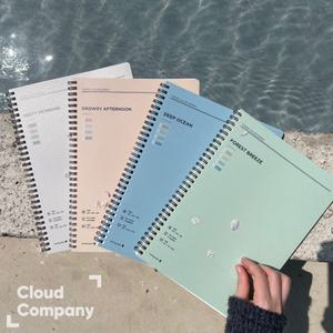 모닝글로리 테마컬러 스프링노트 (20절/16절/좌철) 세로줄 학생 줄노트 유선공책