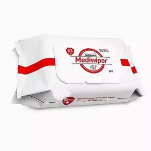 [문구티쳐] 메디와이퍼 소독티슈 살균물티슈 80매 캡형 99.9% 살균효과 민감한 피부에도 안전 티슈형 손소독 대용량티슈