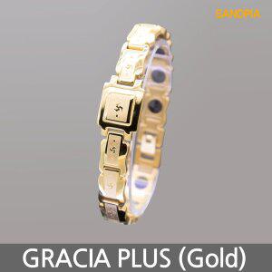 [큐케어]사노피아 게르마늄 티타늄 팔찌 그라시아 플러스 (골드)