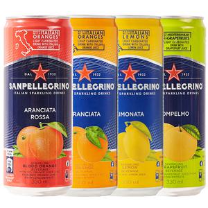 산펠레그리노 아란시아타 4종 혼합(오렌지 로싸 리모나타 폼펠모) 330mlx24캔