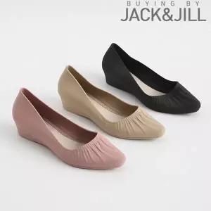 [잭앤질]잭앤질 바잉 셔링 웨지 젤리슈즈(JB1407S)