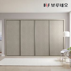 보루네오 330cm 패브릭 슬라이딩 붙박이장 가구 거실 안방 맞춤시공 11자