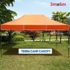 테라캠프 캐노피천막 3mx6m 방풍 방수 행사용천막 타프 국산 이동식 접이식 인쇄가능