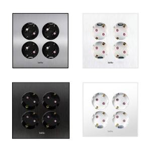 벨로 (매입)4구콘센트 위너스 배선기구 스위치 콘센트