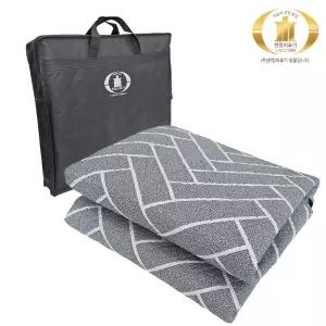 한일의료기 코지아 인공지능 EMF 온열 탄소매트 슬림형 전기매트 싱글 더블 워셔블 침대 거실 1인용 2인용