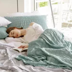 [라이크홈][역시즌 특가] 시원한 인견필 아이스터치 여름 홑이불세트 D/Q