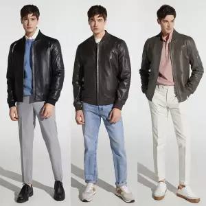 [HASSTIGE] 헤스티지 남성 양가죽 스타디움 자켓 1종 (레더자켓 / 가죽자켓)