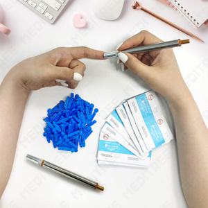 채혈기+란셋+알콜솜 SET /채혈침 니들 랜싯 손따는침 사혈기 당뇨바늘 약국 무통 혈당측정 급체