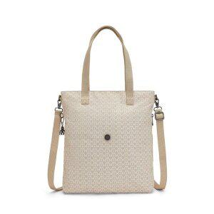 갤러리아 키플링 명품에코백 숄더백 뉴라드완 시그니처 베이지 KMABS14 SIBE