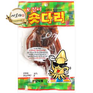 [가온애] 한양식품 오징어 숏다리 5봉 / 한양숏다리 한양식품 미니숏다리 오징어다리 오다리 오족 굿다리