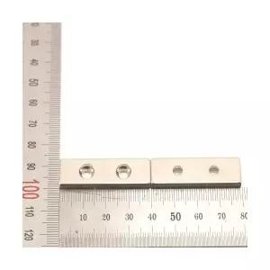 초강력 사각 홀사라 자석 네오디움 NSH 40mmx12mmx4mm