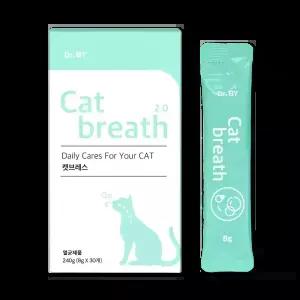 닥터바이 캣브레스 고양이 기침 재채기 기관지 협착증 호흡기 특허소재 영양제
