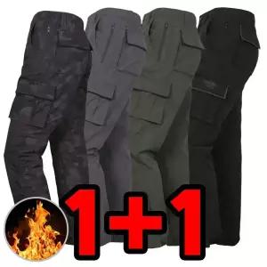 원플러스원 남자 겨울 작업복바지 방한복 기모 누빔 패딩 등산 건빵 항공바지 오토바이 배달 빅사이즈