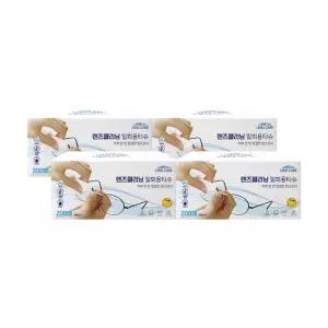 렌즈케어 렌즈클리너 일회용티슈 200매 4개