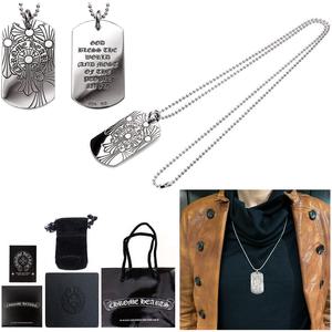 전시품 크롬하츠 목걸이 갓블레스월드 독택 실버 펜던트 선물