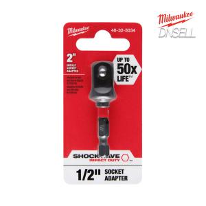 밀워키 48-32-5034 (SHOCKWAVE 1/2인치 복스알 임팩 소켓 아답터 1PC)