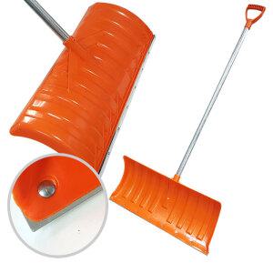 철판 보강 넉가래 (튼튼한 아연파이프 자루)