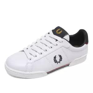 프레드페리 B722 레더 스니커즈 운동화 화이트 B4294-100