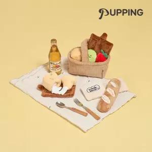 퍼핑 강아지 노즈워크장난감 피크닉 바게트 세트