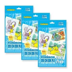 포켓몬 썸머패치 캠핑 모기벌레퇴치 115매 3개
