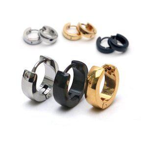 [스마트보이](1쌍)P0067써지컬 라운드 남자 링피어싱 여자 귀걸이