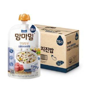 [매일유업] 맘마밀 안심밥상 소불고기 가지진밥 140g 10개