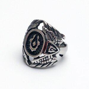 [스마트보이]R0074 써지컬 스틸 천사날개 왕반지 스타일반지