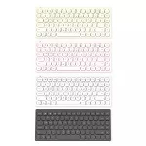 엑토 인체공학 커브드 저소음 미니 슬림 무선 블루투스 키보드 B603