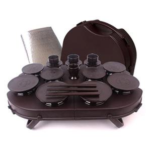 휴대용 성묘 간소 제기세트 23P 가방 돗자리 접이식상 (산소용 명절 설날 추석 제사상 제수 제사용품 미니)