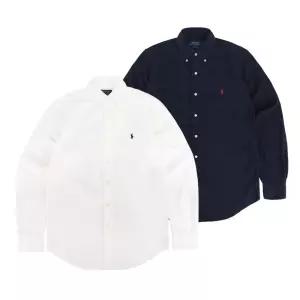 폴로 랄프로렌 클래식 핏 가먼트다이 옥스포드 셔츠 택1 PO-MS7