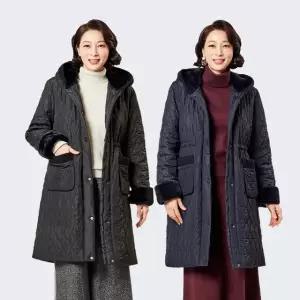 [마담엘레강스] 브리안 에코퍼 퀼팅코트 K234CT02