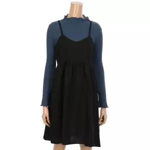 [롯데백화점]르샵 심플 뷔스티에 셔링 미니 원피스 (BO2OP006A)