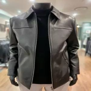 [바쏘옴므] WSY5-G U 10-ABK 24년 램스 레더 천연 양가죽 자켓 2종