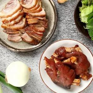 제주 전통 흑돼지 족발150g2개+아강발300gx2개 총 900g