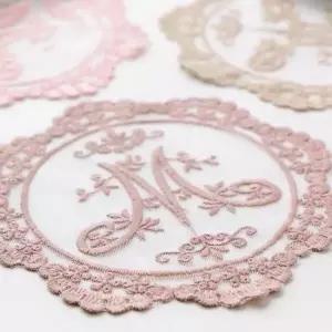 [텐바이텐]4P세트 자수 레이스 식탁매트 테이블웨어 소품 데코 받침