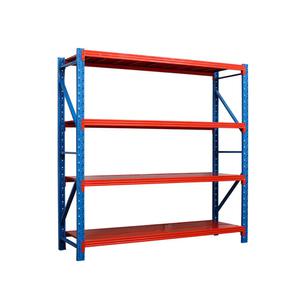 단당250KG하중 상품무게40kg 높이2000,2000X600 4단철제선반 중량랙 경량랙 파렛트랙 창고 진열대 물류 독립형 기둥캡 안전핀 고무망치