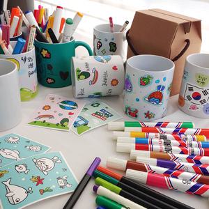 픽토르 색칠놀이 미술놀이 스티커 머그컵 어린이 어르신 시니어 단체 체험학습 미술치료 집콕 방과후 체험