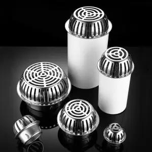 옥상 배수구 덮개 루프드레인 우수 거름망 트랩 스테인레스 육가 지붕 우수관 낙엽 방지망 마개 스텐 커버