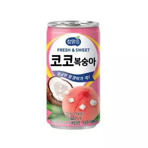 참맑은 코코복숭아 175ml x 30캔-3박스(90캔)유통기한26.5.21