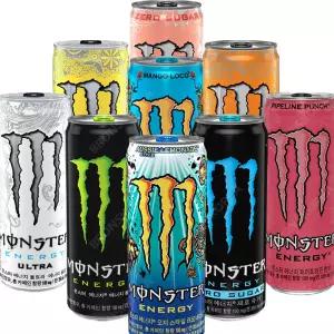 몬스터에너지 드링크 9종 핫식스 더킹 6종 12캔 그린 레모네이드 망고 울트라 시트라 피치킨 제로 펀치 선
