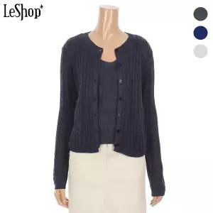 [롯데백화점]르샵 꽈배기 슬리브리스 니트 세트 가디건 (BO7KC010A)