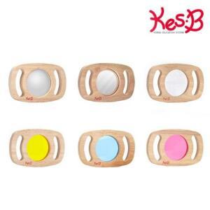 [XB3IL979_47]캐스B네이처 손잡이거울 색깔 놀이 대칭놀이