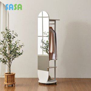 [SASA]사사가구 라피르 회전 전신거울 행거