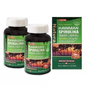 하와이안 스피루리나 180정 X 2개 총엽록소 피부건강 항산화 스피룰리나